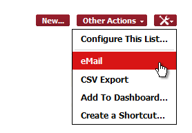 Toolkit operation: eMail