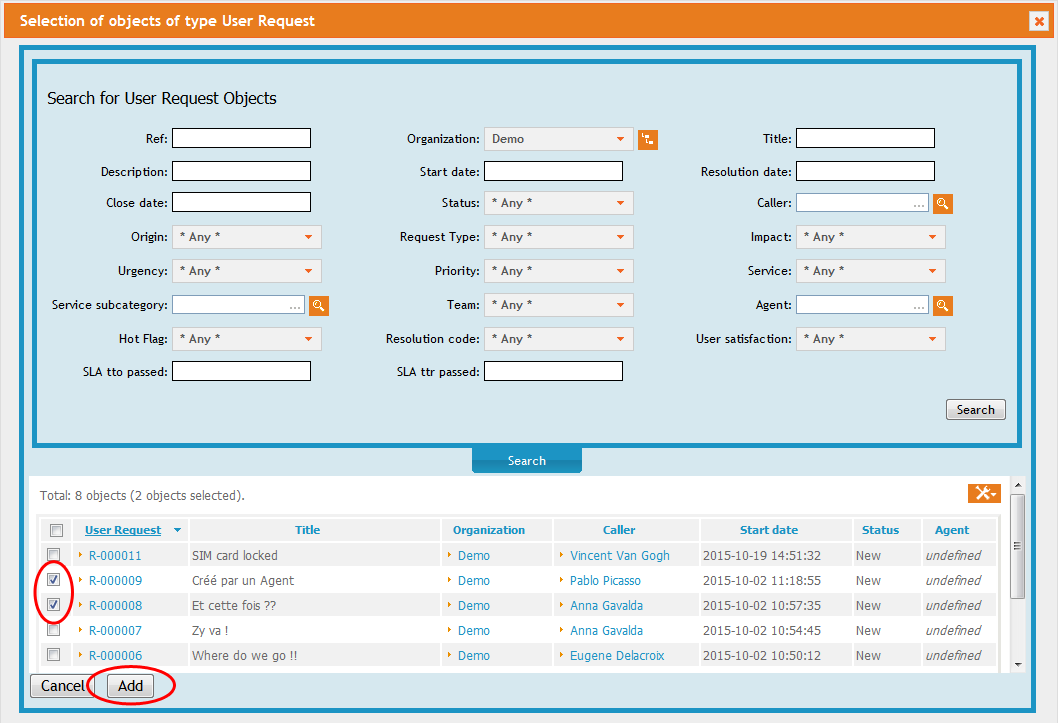 Adding n:1 relations on Tickets